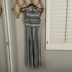Striped jumpsuit